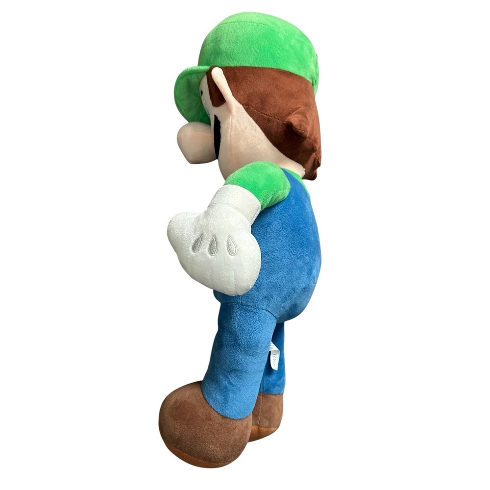 2021 Nintendo Super Mario Bros Luigi Plush Doll 25" - Picture 3 of 13